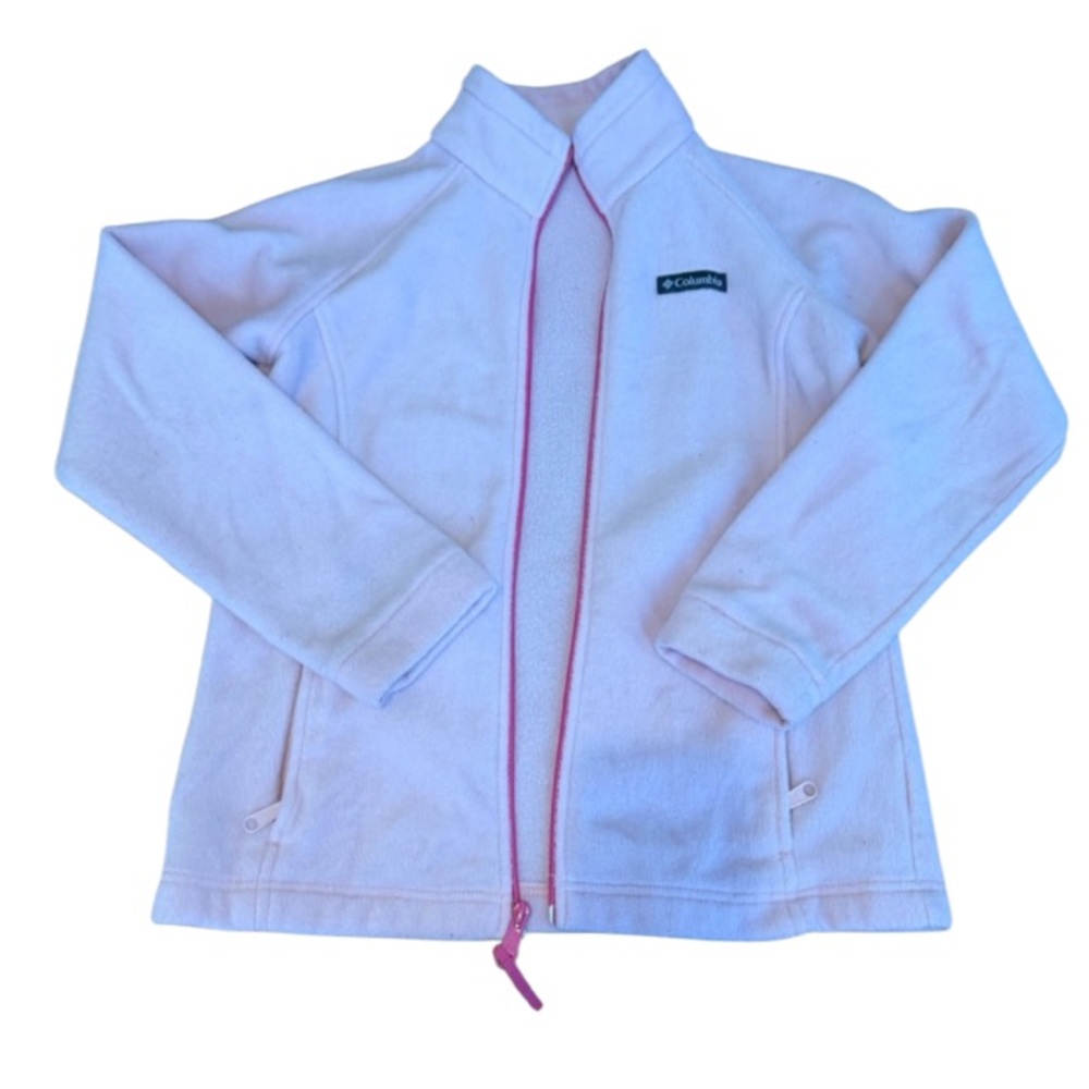 ✨Columbia✨ Big Kids Girl’s Light Pink Fleece Jacket